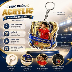 Móc Khóa FC Mobile VN Xuân Son Đình Bắc Hoàng Đức Hoàng Hên phiên bản giới hạn
