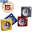 <cosyh>Compact Silent Alarm Clock with Night Light Perfect for Travel and Bedside Use