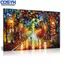 <cosyh>Modern Abstract Oil Painting on Canvas for Bedroom Decor Vibrant Wall Art