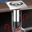 <cosyh>Circular Shower Drain Effective Hair Blockage Heavy Daily Use Sealed Design