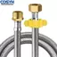 <cosyh>Stainless Steel Shower Hose 2-Pack: Long-lasting G12'' Flexible Connector