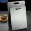 <cosyh>Stainless Steel Doublesided Cutting Board with Round Guides for Pizza and Pastry