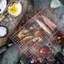 TRTR Giỏ Nướng Gấp Di Động Inox Nướng BBQ Giỏ Có Tay Cầm Cho Cá Rau Tôm Phụ Kiện Nấu Ăn VN