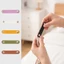 LACYESUK 10 Cái Dụng cụ sắp xếp dây quản lý cáp, Dây buộc cáp bảo vệ cáp bằng da PU, Bộ sắp xếp gọn gàng không bị rối Bộ cuộn cáp lưu trữ máy tính để bàn cho dây tai nghe