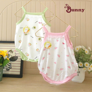Body 2 dây chất Cotton Modal dáng bí xinh xắn hiệu Bunnybaby cho bé 0-12 tháng  Bubbybaby-GV