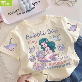 COD✅ (Hồ Chí Minh)Kids T Mall Áo phông tay ngắn In hình hoạt hình Áo Kiểu rộng và ấn tượng Trẻ em thời trang #VN859