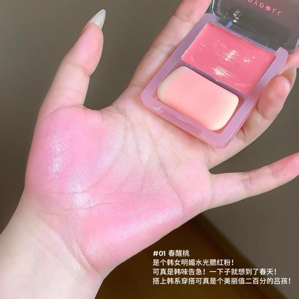 JUDYDOLL Cream Blush – Hiệu Ứng Má Hồng Trong Trẻo, Chất Kem Mịn, Tạo Gương Mặt Tươi Tắn Tự Nhiên
