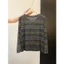 Milyfashion Size Lớn Retro In Hình Micro-Transparent Gạc Chống Nắng Áo Thun Mùa Hè Mỏng Rời Top UG6M
