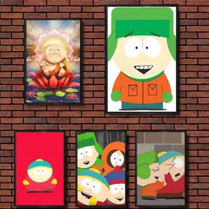 Kyle Stein South Park Poster Không Khung Tranh Canvas Tường Bắc Âu Phòng Khách Trang Trí Nhà