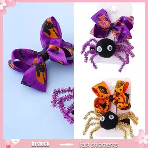 YOI Trẻ Em Halloween Kẹp Tóc 3D Thiết Kế Nhện Thoải Mái Mặc Trang Trí Tóc Trường Học Chơi Trang Phục Phụ Kiện
