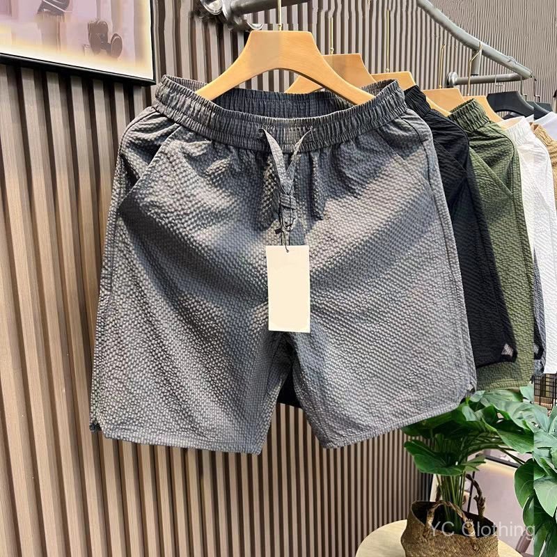 Mùa Hè 2026 Nam Unisex Đa Năng Họa Tiết Thường Ngày Quần Short Cặp Đôi Xu Hướng Thời Trang Quần Short Đi Biển Rời C4XQ