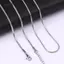 AqToCna 0.9 / 1.2 / 1.5 / 2.0MM Thép Không Gỉ Nelace Dành Cho Nam Hip Hop Thép Titan Vuông Rắn Dây Xích Nelace Phụ Kiện Trang Sức AqToCna