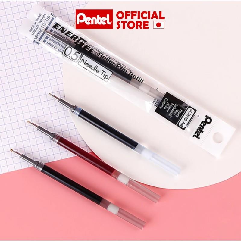 Ruột bút gel Pentel LRN5 ngòi 0.5mm mực khô nhanh viết mượt dễ thay thế