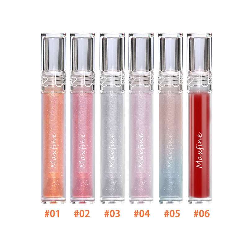 [Bán chạy] Maxfine Water Gloss Son bóng đẹp phong cách Hàn Quốc Dudu Lip Gloss Mirror Dưỡng ẩm Tiệc sinh viên chống phai màu Giá rẻ Son bóng