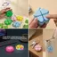 Móc khóa cỏ ba lá LED HFTOY để giảm căng thẳng và thư giãn văn phòng và du lịch có sẵn ~