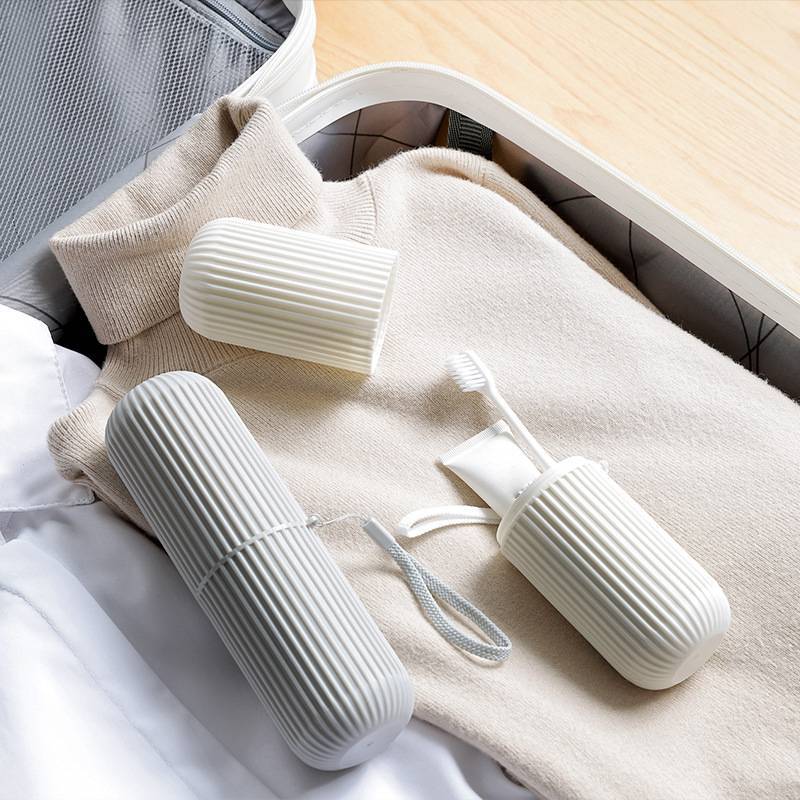 Cốc nước súc miệng du lịch NS, Hộp đựng bàn chải đánh răng và kem đánh răng, Cốc đánh răng di động du lịch, Bộ vệ sinh du lịch NS