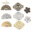 PNPIA- 100 Chiếc Hoa Filigree DIY Phụ Kiện Kim Loại Thủ Công Đầu Nối Để Làm Đồ Trang Sức