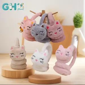 GHX Phiên Bản Hàn Quốc Bịt Tai Ấm Áp Sang Trọng Thu Đông, Bịt Tai Mèo Hoạt Hình Sang Trọng Dễ Thương Bảo Vệ Tai Từ Lạnh VN