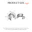 ✨Homie✨Giá đỡ thanh treo tủ quần áo inox cao cấp ,pas đỡ thanh rèm cửa inox