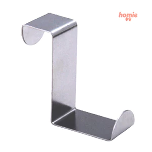 Móc chữ Z bằng thép không gỉ, móc treo quần áo không cần đinh, thiết kế sáng tạo, không để lại dấu vết, dùng cho cửa ra