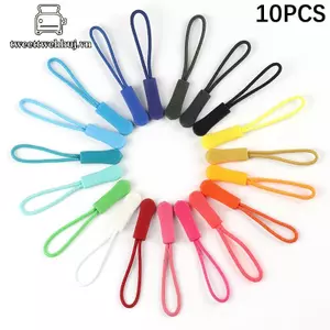Tweeduj Mới 10 Chiếc Dây Kéo Kéo Kéo Cuối Phù Hợp Với Dây Thẻ Thay Thế Kẹp Gãy Bule Fixer Dây Zip Tab Túi Du Lịch Vali Lều VN