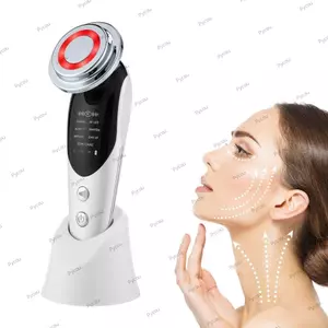 Nâng cơ mặt PYCOU|Thiết bị giảm béo da mặt đa chức năng 7 trong 1, Đèn LED chống lão hóa EMS Microcurrent di động Photon Chăm sóc da Dụng cụ SPA Chăm sóc sắc đẹp