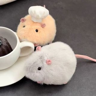 ASDFGER Sang Trọng Hamster Đồ Chơi, Vải Lông Tơ Mềm Mô Phỏng Chuột Xuất Hiện Động Vật Nhồi Bông, Kawaii / Thiết Kế Đáng Yêu Túi Đậu Đầy Giảm Căng Thẳng Bóp Đồ Chơi Quà Tặng Sinh Nhật