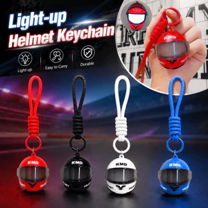 Mặt dây chuyền đèn ngủ Mini SMILE, Móc khóa mũ bảo hiểm phát sáng thực tế nhẹ, Túi đựng mũ bảo hiểm hoạt hình đa năng độc đáo Chìa khóa quyến rũ / Trang trí ba lô