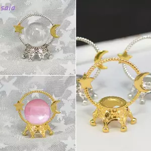 SAIA Pha Lê Bóng Đế Thái Đạo Cụ Chụp Ảnh Mặt Trăng Ngôi Sao Trang Trí Nhà Cửa