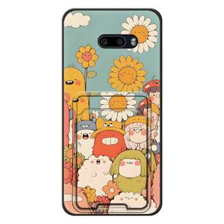 Ốp Điện Thoại Bền Chống Bụi Cho LG G8X Tay Thẻ Khe Cắm Thẻ Vỏ Mềm Thiết Kế Thời Trang Chống Bụi Bẩn Bọc Toàn Bộ Graffiti Chống Va Đập Ốp Lưng Hoạt Hình Túi Đựng Thẻ Dễ Thương Bảo Vệ TPU
