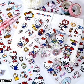Hello Kitty Red Blue Series Phim Hoạt Hình Miếng Dán Trái Tim Cô Gái Giá Trị Cao Học Sinh Vui Vẻ Handmade Cảnh Dán--,     20260530