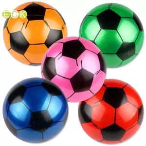 Bóng Đá Trẻ Em Nhiều Màu PVC Bơm Hơi Tay Pat Bóng Đá Trận Đấu Thể Thao Huấn Luyện Trò Chơi Ngoài Trời Bãi Biển Bóng Co Giãn Đẹp