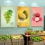 Poster không khung trái cây và rau quả sáng tạo, trang trí tường cho cửa hàng trái cây Quảng cáo nền siêu thị