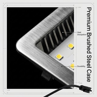 Đèn LED hình chữ nhật SMVP 12V 220V 6W Ánh sáng trắng 6000K Thích hợp cho Range Hood