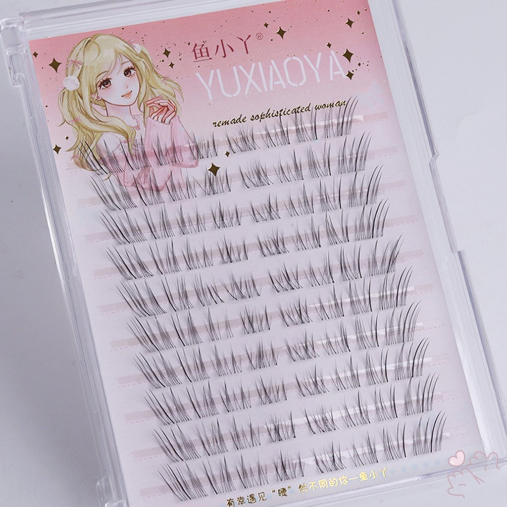 Cụm mi Wispy Thin Band - Lông mi nhân tạo mềm mại dày đặc uốn cong lâu dài