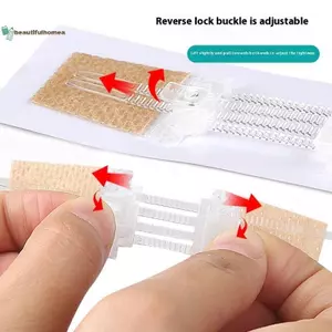 BeautifulHomeA Dây Kéo Dây Buộc Vết Thương Miếng Dán Tĩnh Điện Miếng Dán Vết Thương Nhanh Không Vết Thương Dây Kéo Ngoài Trời Band-Aid Di Động Qui Chép Vết Thương VN