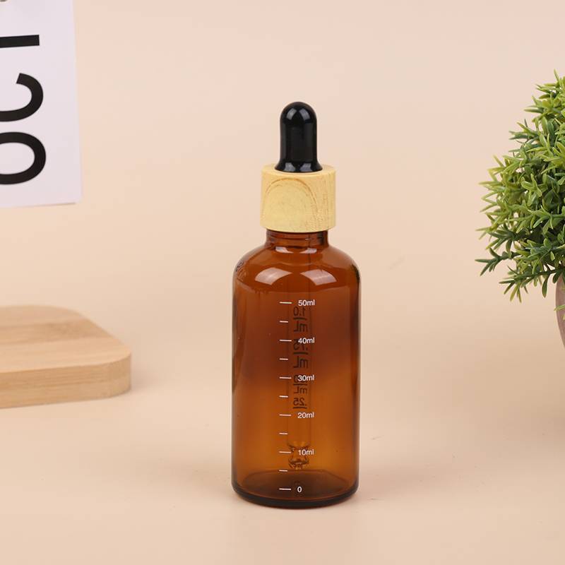 GOAY 5ml-100ml Chai nhỏ giọt có quy mô Thuốc thử Giọt mắt Kính màu hổ phách Hương liệu Chai pipet lỏng Chai có thể đổ lại Du lịch VN