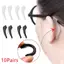 AN.MART 10 Cặp Kẹp Tai Silicon Chống Trơn Trượt Kính Mắt Chân Móc Tai Nút Chặn Braet Fastener Phụ Kiện Giá Đỡ Đền VN