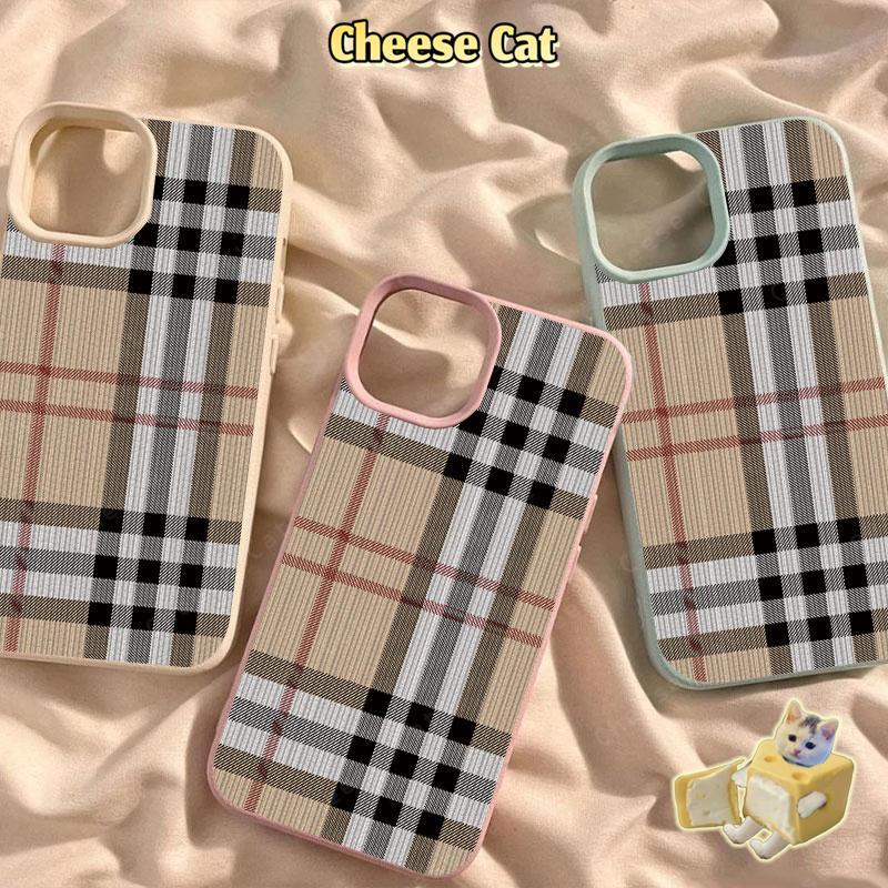 ins cổ điển Ốp điện thoại sọc kẻ sọc cho iPhone 14 13 15 Plus 16 17 Pro Max 11 12 Pro Xs Max XR 7 Plus
