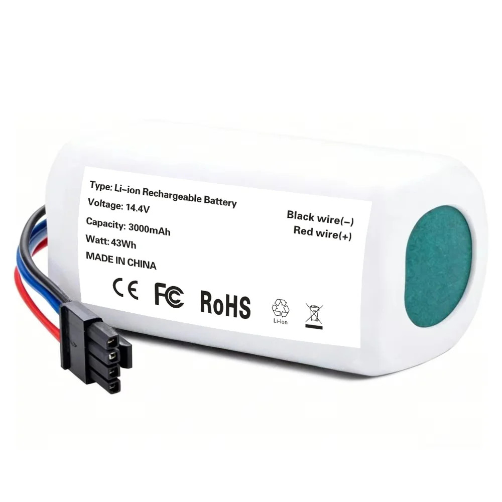 3200mAh cho Robot hút bụi Xiaomi S20 Robot quét độ bền Phụ tùng thay thế pin