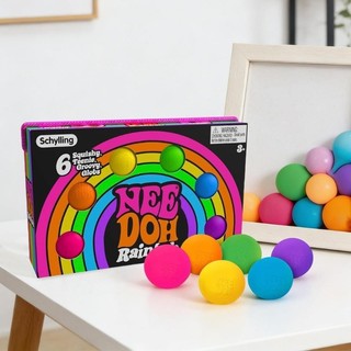 6 Màu Bóng Căng Thẳng Squishy, Đồ Chơi Bóp Mềm Không Độc Hại Cho Trẻ Em & Người Lớn