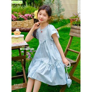 10-42kg (hàng thiết kế) váy thô xanh Cici kids
