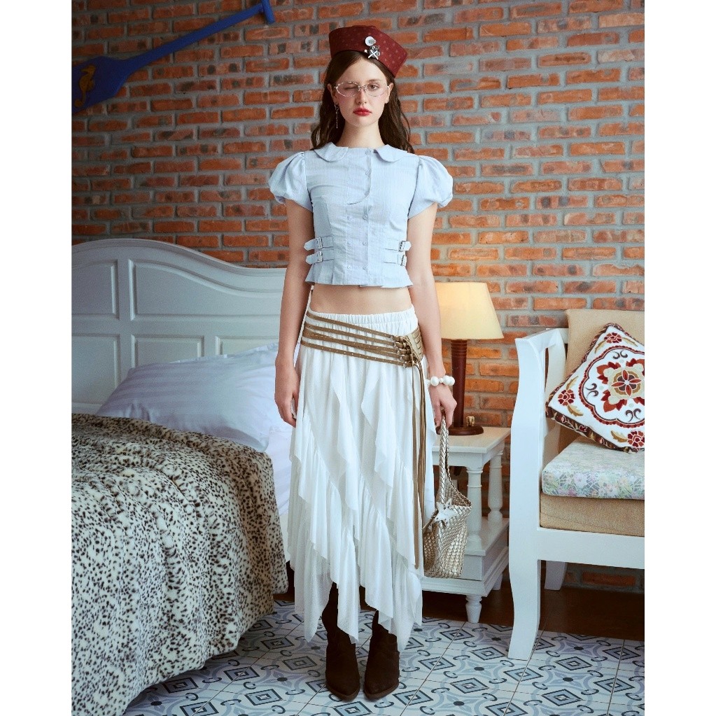 Elia Skirt - Remmus | Chân váy xếp tầng lưới thun dẻo - BST SUMMER SLUMBER