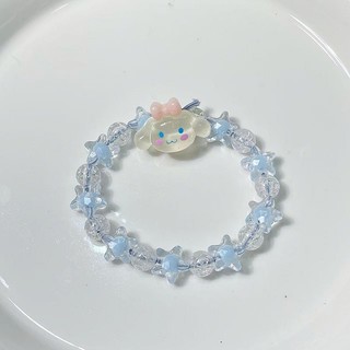 1 Vòng Vòng Đeo Tay Pha Lê Hoạt Hình Kuromi Melody Đáng Yêu Co Dãn Cho Bé Đồ Chơi Sanrio Quà Tặng Dễ Thương