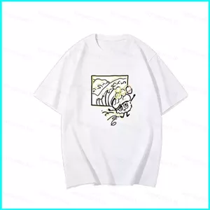 SY3 Arknights Haruka Unisex Xu Hướng Thời Trang Mùa Hè cotton Áo Thun Anime Tay Ngắn Top YS3
