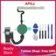 apill SUNGOOYUE Thay thế cảm biến vân tay và gia đình cho 5 Chất liệu ABS với Bộ công cụ lắp đặt màu đen