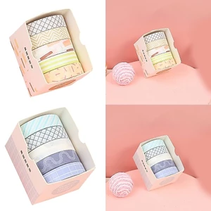 Treeling 5 Cuộn Băng Trang Trí Thêu Sò Băng 10mmx2m Cho Tạp Chí Album Ảnh Gói