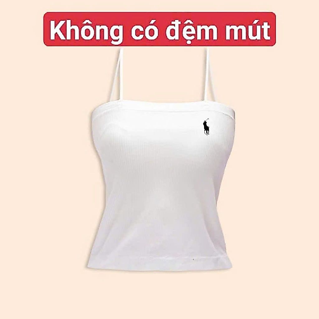 [ MỞ BÁN GIẢM 60% ] áo bún 2 dây  gân tăm mềm mịn co giãn -hình ngựa -chang3158