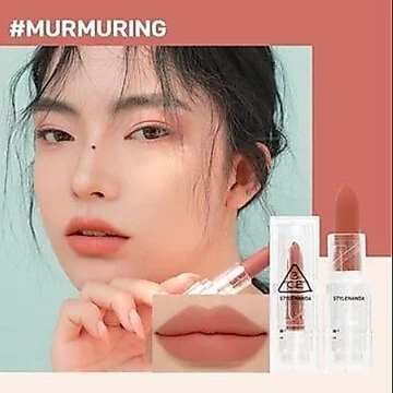 [Date ngắn 16/01/2027–THANH LÝ] 3CE Soft Matte Lipstick #Murmuring – Son thỏi 3CE Hàn Quốc vỏ trong