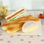 Mô hình bánh mì nhân tạo DONOVANQQ, Bánh mì giả mềm thực phẩm mô phỏng giống như thật, Đạo cụ trưng bày cửa hàng bánh 27cm Cửa hàng bánh thực tế Màn hình cửa sổ mô hình bánh dài